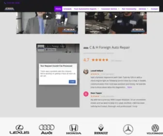 Candhforeignauto.com(C&H Foreign Auto Repair) Screenshot