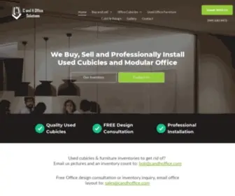 Candhoffice.com(Used Office Cubicles) Screenshot