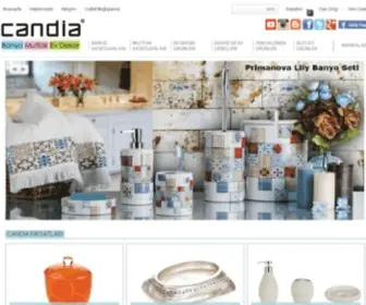 Candia.com.tr(Ev dekor ürünleri) Screenshot