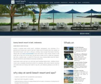Candibeachbali.com(Beach Resort Bali) Screenshot