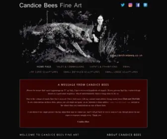 Candicebees.co.uk(Candice Bees Award Winning Fine Art & Wire Sculpture) Screenshot