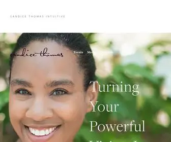 Candicethomasintuitive.com(Intuitive Advisor and Psychic Medium Candice Thomas) Screenshot