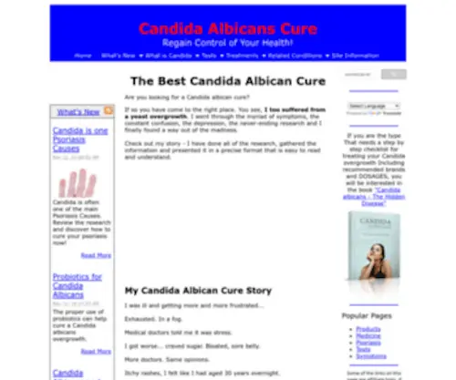Candida-Albicans-Cure.com(Candida Albican Cure) Screenshot