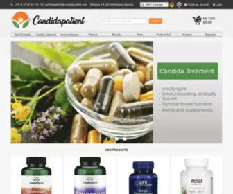 Candidapatient.com(Candida fungal) Screenshot