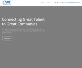 Candidateswithafuture.com(Efficient, Honest Recruitment Services for Leading Corporations and Growing Businesses) Screenshot