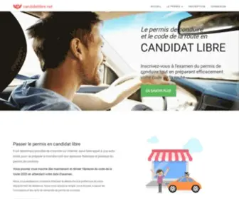 Candidatlibre.net(Code de la route & permis de conduire) Screenshot