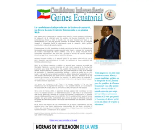 Candidaturaindependiente-Guineaecuatorial.com(Candidaturaindependiente Guineaecuatorial) Screenshot