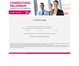 Candidaturasmillennium.pt(Candidaturas Millennium) Screenshot