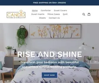 Candidbedding.com(Candid Bedding) Screenshot