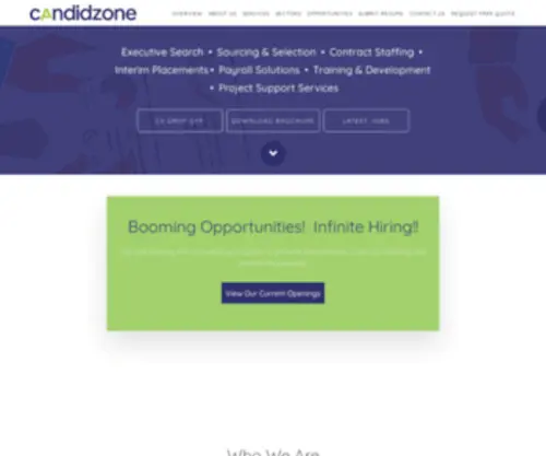 Candidzone.net(Executive Search Sourcing and Selection) Screenshot