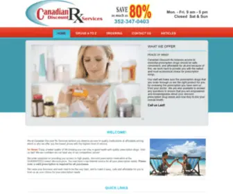 Candisrx.com(Canadian Discount Rx Services) Screenshot