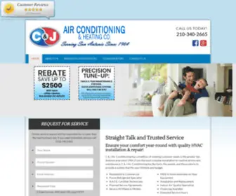 Candjair.com(Air & Heating Services) Screenshot