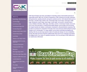 Candkimportdesigns.com(C&K Import Designs) Screenshot