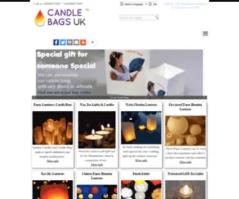 Candlebagsuk.co.uk(Luminary Paper Candle Bags) Screenshot