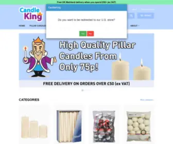 Candleking.co.uk(Wholesale Candle Supplier) Screenshot