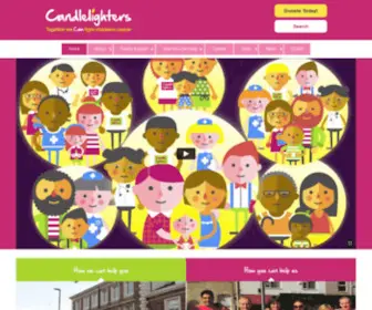 Candlelighters.org.uk(Fighting Children's Cancer) Screenshot