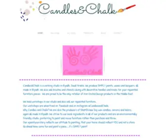 Candlesandchalk.com(Candles&Chalk) Screenshot