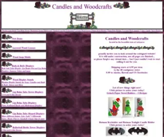 Candlesandwoodcrafts.com(Wooden Soap Molds Lip Balm Tube Displays Rollerball Bottle Wood Display Holders Cross Wooden Crosses Bath and Body Soap Lotions Wood Soap Mold) Screenshot