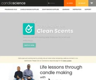 Candlescience.com(Candle Making Supplies) Screenshot