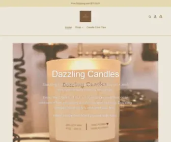 Candlesdazzling.ca(Dazzling Candles) Screenshot