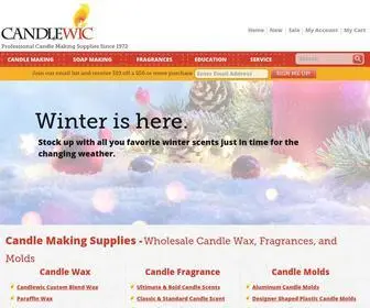 Candlewic.com(Buy Candle Making Supplies Online) Screenshot