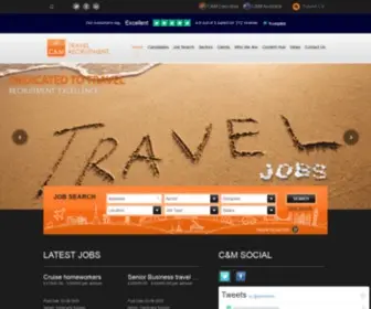 Candm.co.uk(C&M Travel Recruitment) Screenshot