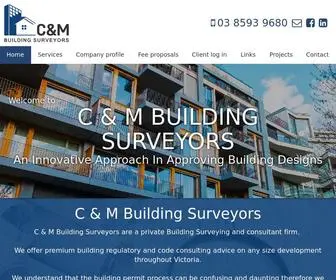 Candmbuildingsurveyors.com.au(C & M Building Surveyors Vic) Screenshot