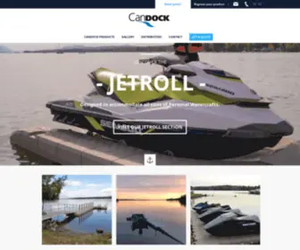 Candock.com(Plastic Modular Floating Dock for sale) Screenshot