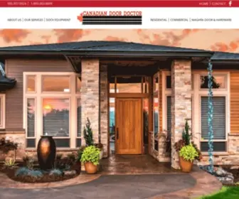 Candoordoc.com(Canadian Door Doctor & Construction Co. Ltd) Screenshot