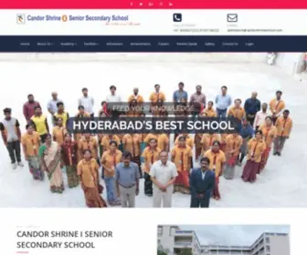 Candorshrineischool.com(Best cbse School in Hyderabad) Screenshot