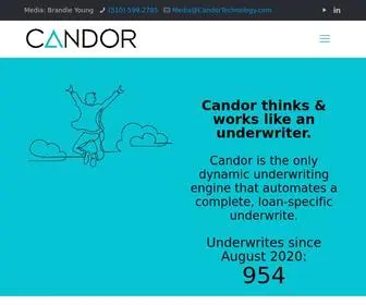 Candortechnology.com(Loan Engineering System) Screenshot