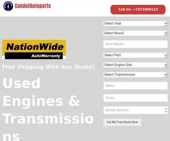 Candotautoparts.com(Home) Screenshot