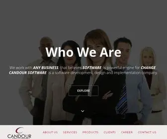 Candoursoft.com(A Business Driven Software Development Company) Screenshot