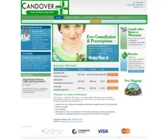 Candoverpharmacy.com(Online pharmacy) Screenshot