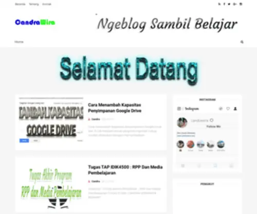 Candrawira.com(CandraWira ⋆ Sortie) Screenshot
