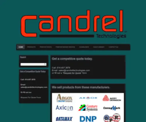 Candreltechnologies.com(Candrel Technologies) Screenshot