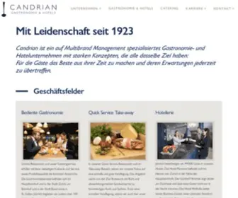 Candrian.com(Mit Leidenschaft seitCandrian Catering AG Mit Leidenschaft seitCandrian Catering AG) Screenshot
