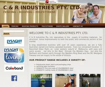 Candrindustries.com.au(C & R Industries Pty) Screenshot