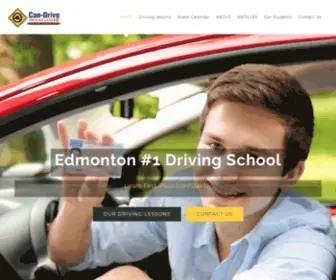 Candrivedrivingschool.com(Can-drive driving school) Screenshot