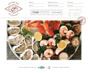 Candsoysterbar.com(C&S Oyster Bar) Screenshot