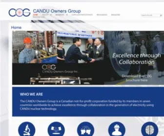Candu.org(CANDU Owners Group) Screenshot