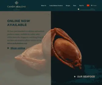 Candyabalone.com(The world's best dried Abalone) Screenshot