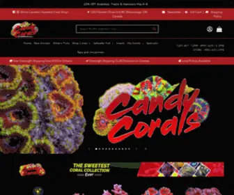 Candycorals.ca(Best Reef Store In Canada) Screenshot