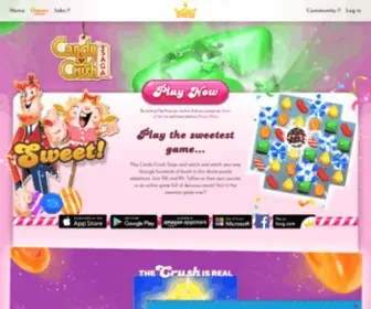 Candycrushsaga.com(Games) Screenshot