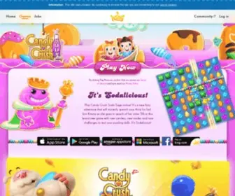 Candycrushsodasaga.com(Games) Screenshot