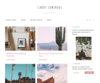 Candyluminous.com(CANDY LUMINOUS) Screenshot