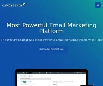 Candysendy.com(Best Email Marketing & Lead Generation Software) Screenshot