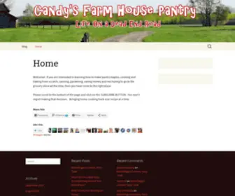 Candysfarmhousepantry.com(Candy's Farm House Pantry) Screenshot