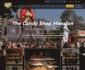 Candyshopmansion.com(The Candy Shop Mansion) Screenshot