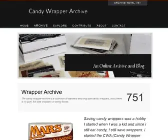 Candywrapperarchive.com(Candy Wrapper Archive) Screenshot